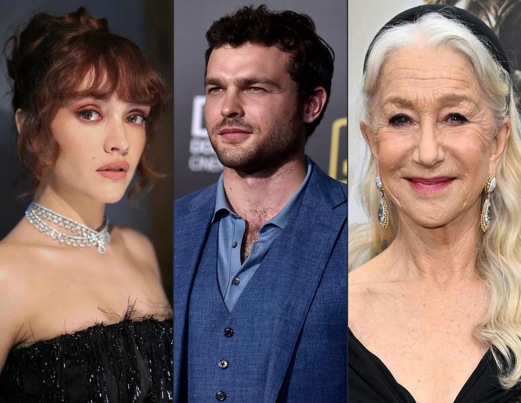 Olivia Cooke, Alden Ehrenreich ve Helen Mirren, Bir Gerilim Filminde