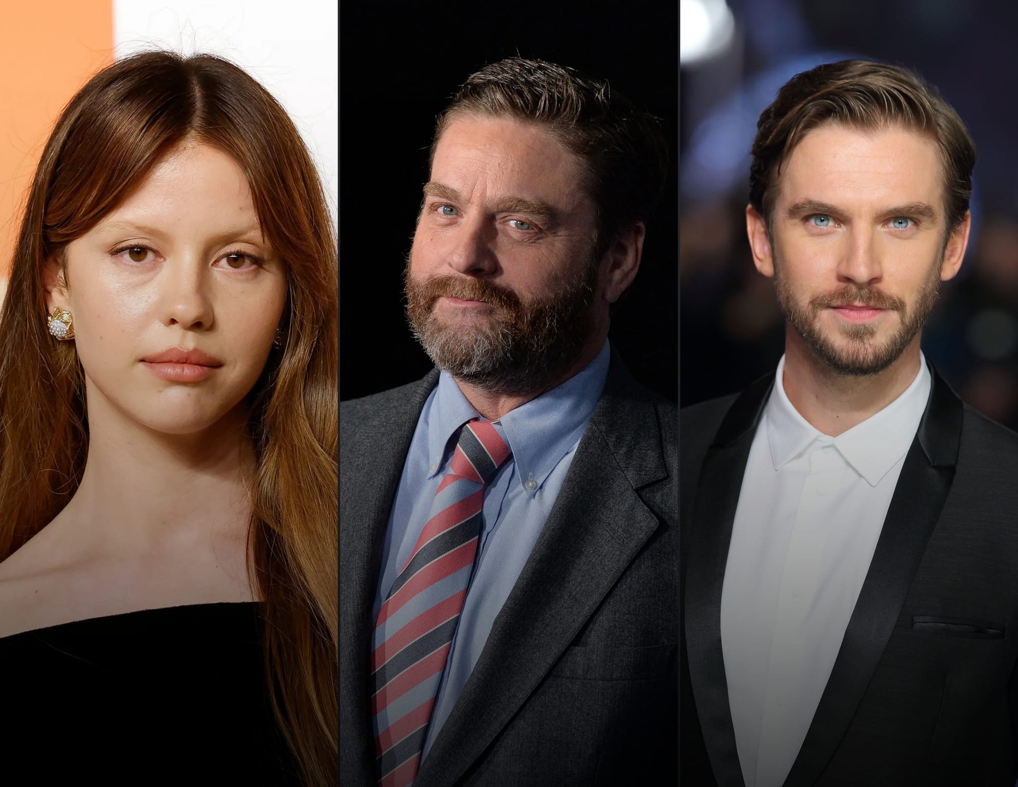 Mia Goth, Zach Galifianakis ve Dan Stevens, Bir Kara Komedide Buluşuyor